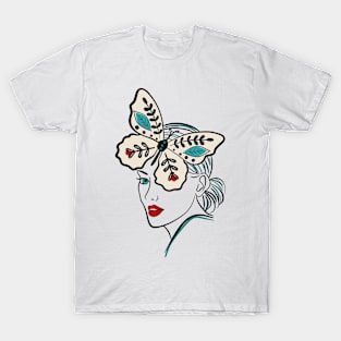 Butterfly Woman T-Shirt